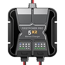 ☆ジユウ君ページ☆　Ｂ&Ｄ　充電器 ×5個 Amazon.co.jp: 2 バンクマリンバッテリー充電器 5X2 10A (5A