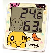 Amazon.co.jp: エンペックス気象計 onちゃん デジタル温湿度計 : 産業