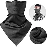 ROCKBROS(ロックブロス)ネックウォーマー フェイスカバー 防寒 防風 フェイスマスク スノーボード 冬用 厚型 息苦しくない メンズ