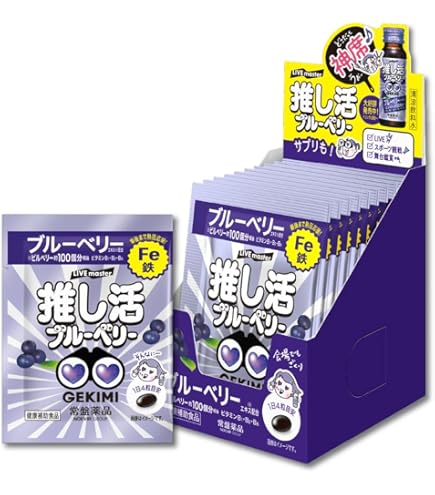 Amazon.co.jp: LIVE master GEKIMI推し活エナジードリンク 50ml×10本
