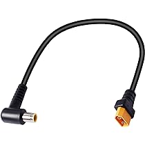 Amazon.co.jp: GINTOOYUN DC 8mmからXT60電源ケーブル、90度直角