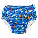 アイプレイ Iplay 水着 男の子用 オムツ機能付 スイムパンツ スイムウェア 721157-627-47 ロイヤルブルーシーフレンズ Swim Wear Snap Reusable Absorbe