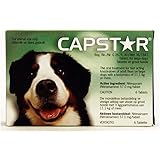 Capstar for Dogs 11.1-57 kgs - 6 Pack (1 Box) - Green - Flea Control Tablets