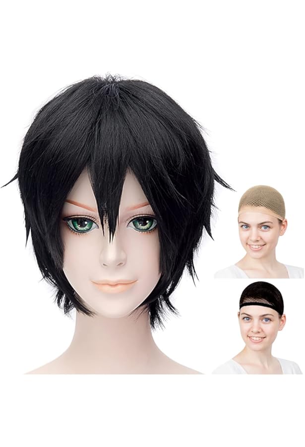 Amazon.co.jp: 耐熱コスプレウィッグ 山田一郎 山田二郎 山田三郎