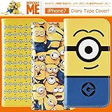 【カラー：アイコン】iPhone7 怪盗グルー ミニオンズ 手帳型ケース ケース 手帳ケース ...