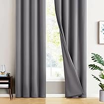 Amazon｜Gemarwel カーテン 遮光カーテン 1級遮光 99.99%遮光率 厚手