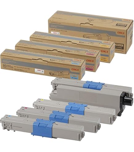 ノーブランド品 OKI TC-C4A1 純正トナーカートリッジ 4色セット