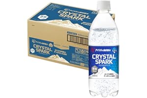 CRYSTAL SPARK(クリスタルスパーク) 炭酸水 500ml ×24本 強炭酸水 アイリスオーヤマ ペットボトル ケース 500ミリリットル ボトル 割り材