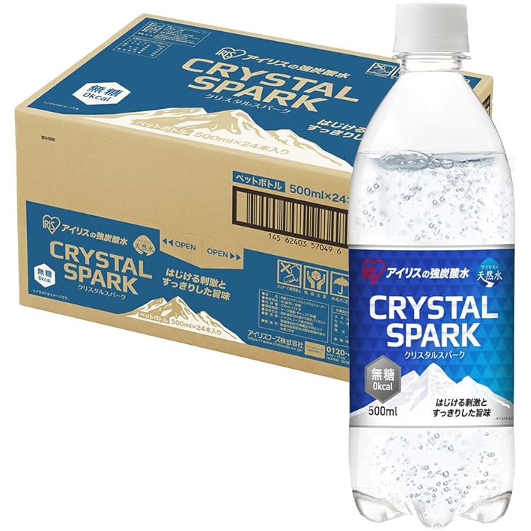 Amazon.co.jp: Iris Ohyama Carbonated Water, 16.9 fl oz (500 ml) x