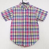 ラルフローレン 半袖 シャツ マドラスチェック 6 キッズ 中古