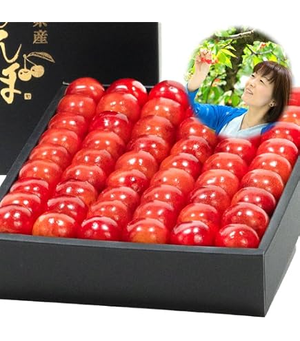 5961abcba［限定出品］山形県産　さくらんぼ　月山錦3L 2kg②③ Amazon.co.jp: 幻のさくらんぼ 月山錦 約200g 2L～3L 桐箱入り 6月中旬