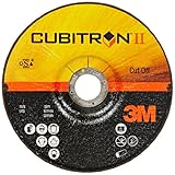 3M Cubitron II Cut-Off Wheel T27, Ceramic Grain, 6 Diameter x 0.045 Width, 36 Grit, 7/8 Center Hole 