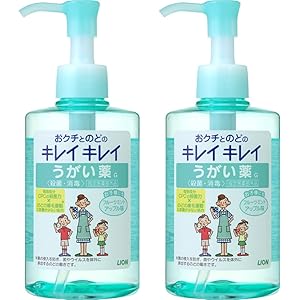 【Amazon.co.jp 限定】キレイキレイ うがい薬 フルーツミント アップル味 200ml 【指定医薬部外品】×2…