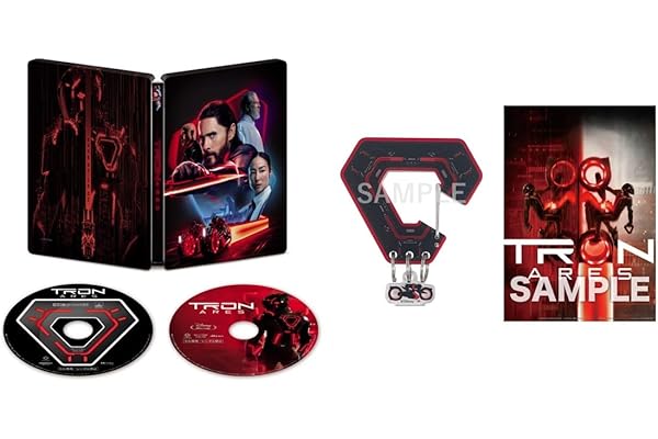 【Amazon.co.jp限定】トロン：アレス　４Ｋ ＵＨＤ ＋ ブルーレイ セット　スチールブック仕様　カラビナキーホルダー付コレクション　（A3ビジュアルシート付き） [Blu-ray]