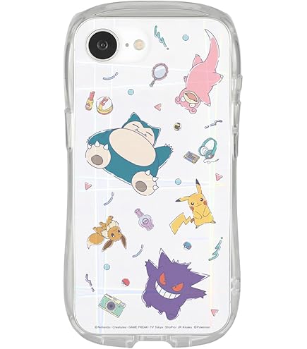 ポケットモンスター iPhone 7用ケース 4種セット グルマンディーズ ポケットモンスター iPhoneSE(第3世代/第2世代)/8/7/6s/6対応