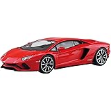 青島文化教材社(AOSHIMA) 1/32 ザ・スナップキットシリーズ ランボルギーニ アヴェンタドールS パールレッド 色分け済みプラモデル 12-C