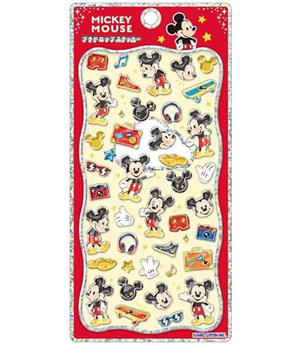 Amazon | カミオジャパン ミッキー&フレンズ プチドロップステッカー