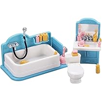Amazon.co.jp: Generic 1:12 スケールドールハウスバスルームセット