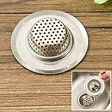 2pcsステンレス鋼シンクフィルタBathtub Drain Plug anti-blocking Strainer Every他residue浴室ツール
