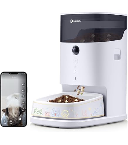 Amazon | PETGUGU 猫 自動給水器 アプリ対応 飲水記録 2L大容量 猫みず