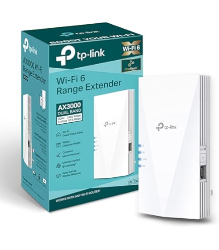 TP-Link RE655BE Tri-Band Wi-Fi 7 Amplifier Repeater BE9300, up to
