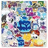 Blox Fruits ステッカー 50枚 面白い 漫画 ゲーム ステッカー 水筒 ノートパソコン 自転車 スケートボード オートバイ 車 バンパー ラゲッジ コンピューター用 ビニール 防水 クール ステッカー ティーン 大人用