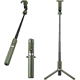 【Amazon.co.jp限定】Velbon(ベルボン) スマホ三脚 自撮り棒 Coleman セルフィースタンド グリーン AMZCVSSGR ワイヤレスリモコン付属 iPhone13/12/11 Android&iPhone 対応 302847 