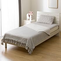 Amazon｜ニトリ(NITORI) デコホーム商品 フリル付き 毛布 シングル