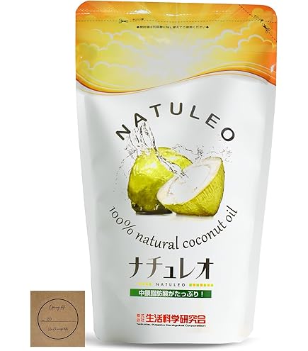 Amazon | ココナッツオイル100% ココヤシの泉 ナチュレオ 912g 【生活