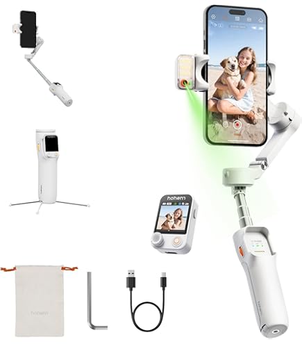 Amazon.co.jp: hohem M6 Kit スマートフォンジンバルスタビライザー