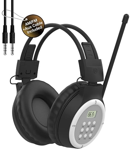 Amazon.co.jp: ポータブルパーソナルFMラジオヘッドホン 最高の受信