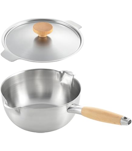 Amazon | ヨシカワ ステンレス 液だれしない注ぎ口 雪平鍋 18cm 1.7L