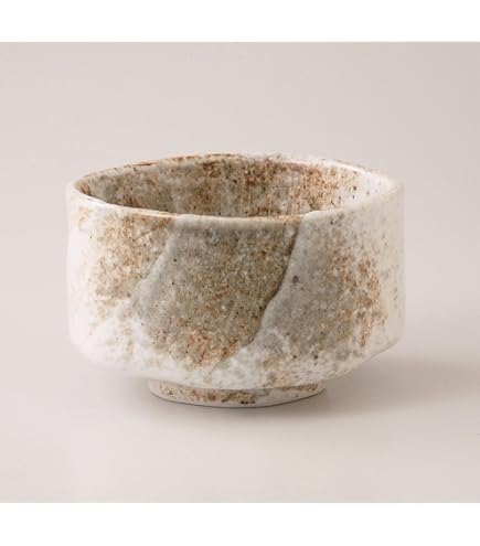 Amazon｜食器 抹茶碗/雪志野抹茶碗/業務用 日常使い用 家庭用 練習用