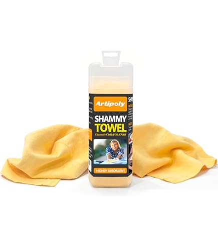 Large PERFORATED SYNTHETIC Chamois Cloth Car Drying Shammy Leather Absorbent