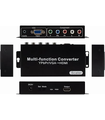 Amazon | J-Tech Digital JTD-VGA+COMTOHDMIコンポーネントビデオ