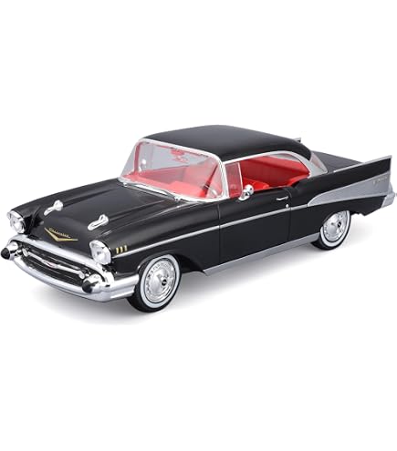Amazon | 京商 (Kyosho) Maisto 1/18 シボレー ベルエア 1957 レッド