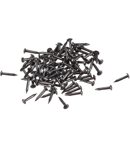 Uxcell 60-Pack Brass Tiny Nails – 2mm X 25mm Round-Head For DIY Wooden Boxes & Crafts