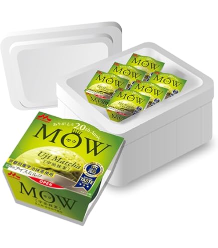Amazon.co.jp: 森永乳業 MOW抹茶 140ml×18個 : 食品・飲料・お酒