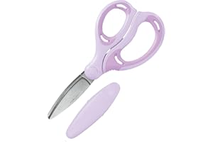コクヨ ハサミ こども 右手用 エアロフィット サクサ グルーレス刃 ラベンダー AMハサ-P270LV