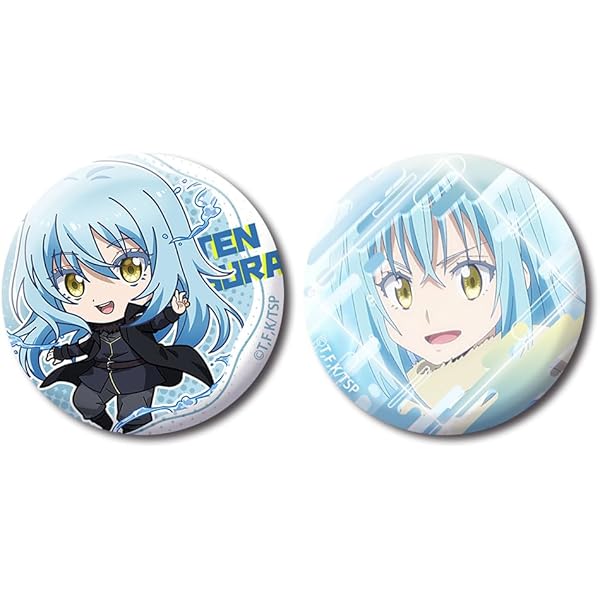 転スラ　リムル　缶バッジ　セット Amazon.co.jp: 転生したらスライムだった件 「リムル」缶バッジ