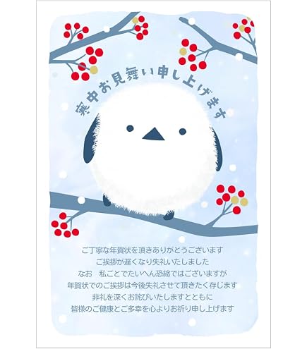 Amazon | [メイドインたんたん] 年賀状じまい はがき 官製10枚パック