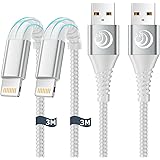 iPhone 充電ケーブル 3m Aioneus ライトニングケーブル 2本セット iPhone 充電器コード アイフォン充電ケーブル Lightningケーブル アイホン充電ケーブル iPhone 14 Pro Max iPhone 13 12mi