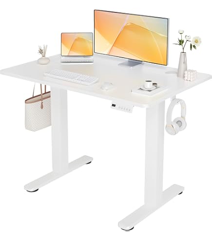 Amazon | 昇降デスクスタンディング昇降式幅100*奥行60cm電動上下昇降