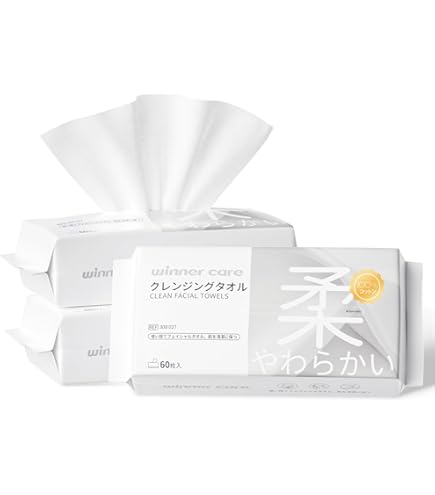 Amazon.co.jp: 4個セット 日本製 天然素材 コットン100% クレンジング