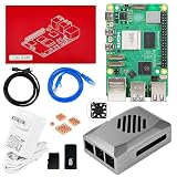 Yahboom RPi 5 RAM 1GB 64GB Edition (RPi OS、27W 5.1V5A USB-C電源、Pi5 1GBボード、64GBカードリーダーキット、Pi 5ケース付き)