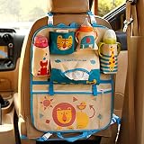 ユニバーサル使用Cartoon Illustration車Backseat Organizerの赤ちゃんと子供用旅行アクセサリー、熱ストレージのボトル、ポケット、ティッシュボックス、玩具、Garbag
