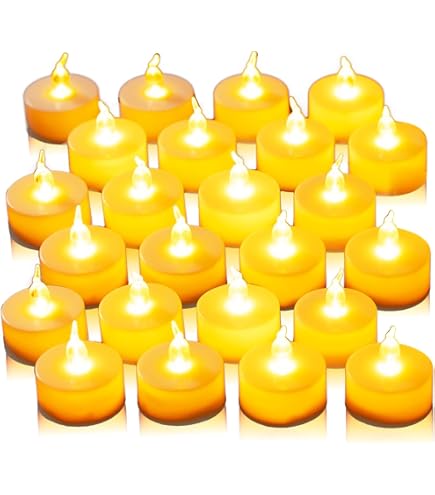 Amazon.co.jp : ERDEX 48個セット LEDキャンドル ゆらぎタイプ ティー