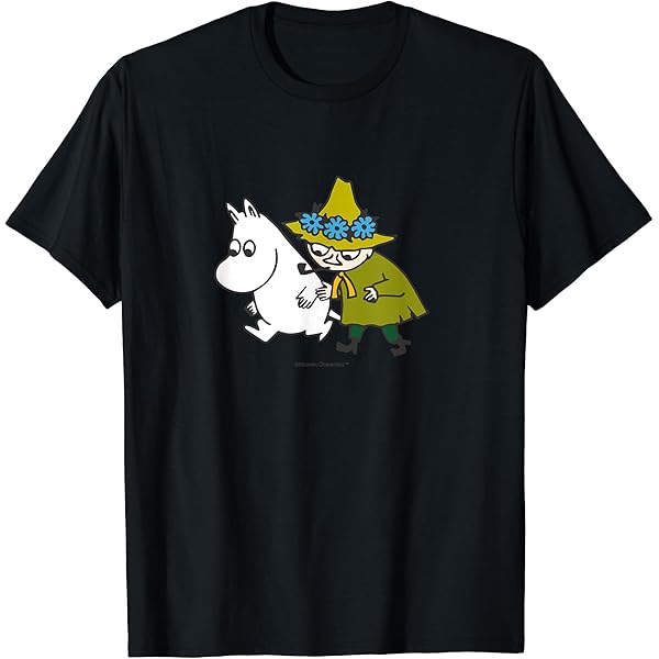 Amazon | ムーミン ムーミン＆スナフキン 探し物 Tシャツ | T
