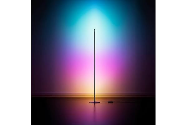 SwitchBot RGBIC フロアライト LED スタンドライト - スイッチボット 間接照明 スタンド フロアランプ おしゃれ 寝室 照明 RGB 1600万色 電球色 昼白色 昼光色 マルチカラー 無段階 調光調色 Wi-Fi Bluetooth Matter Alexa Google Home Siriに対応