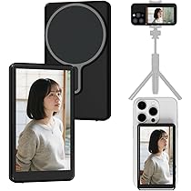 自撮りモニター 外付けスピーカー スマホ自撮り 軽量 スマホ自撮りモニター Amazon.co.jp: JEVDES スマホ用自撮りモニター 【スピーカー付き